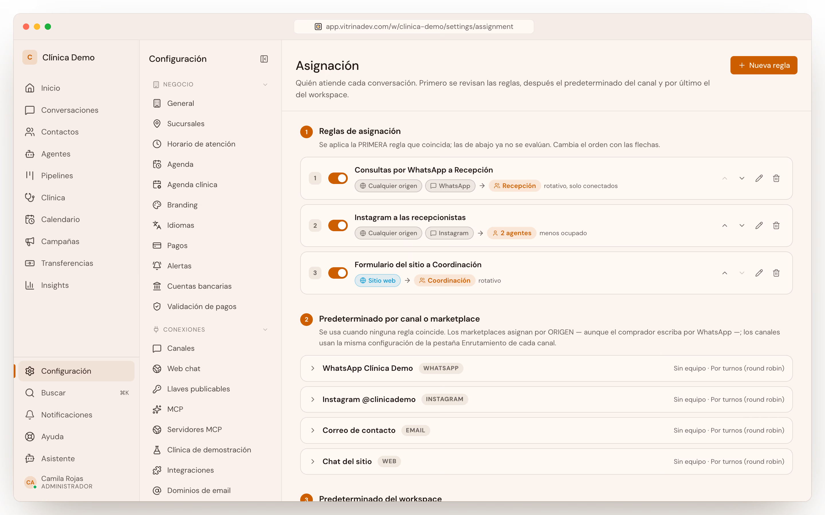 Las pantallas de Macros, Asignación, Triggers y SLAs bajo IA y Automatización